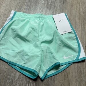 Nike Women's Mint Green Athletic Dri-FIT Shorts